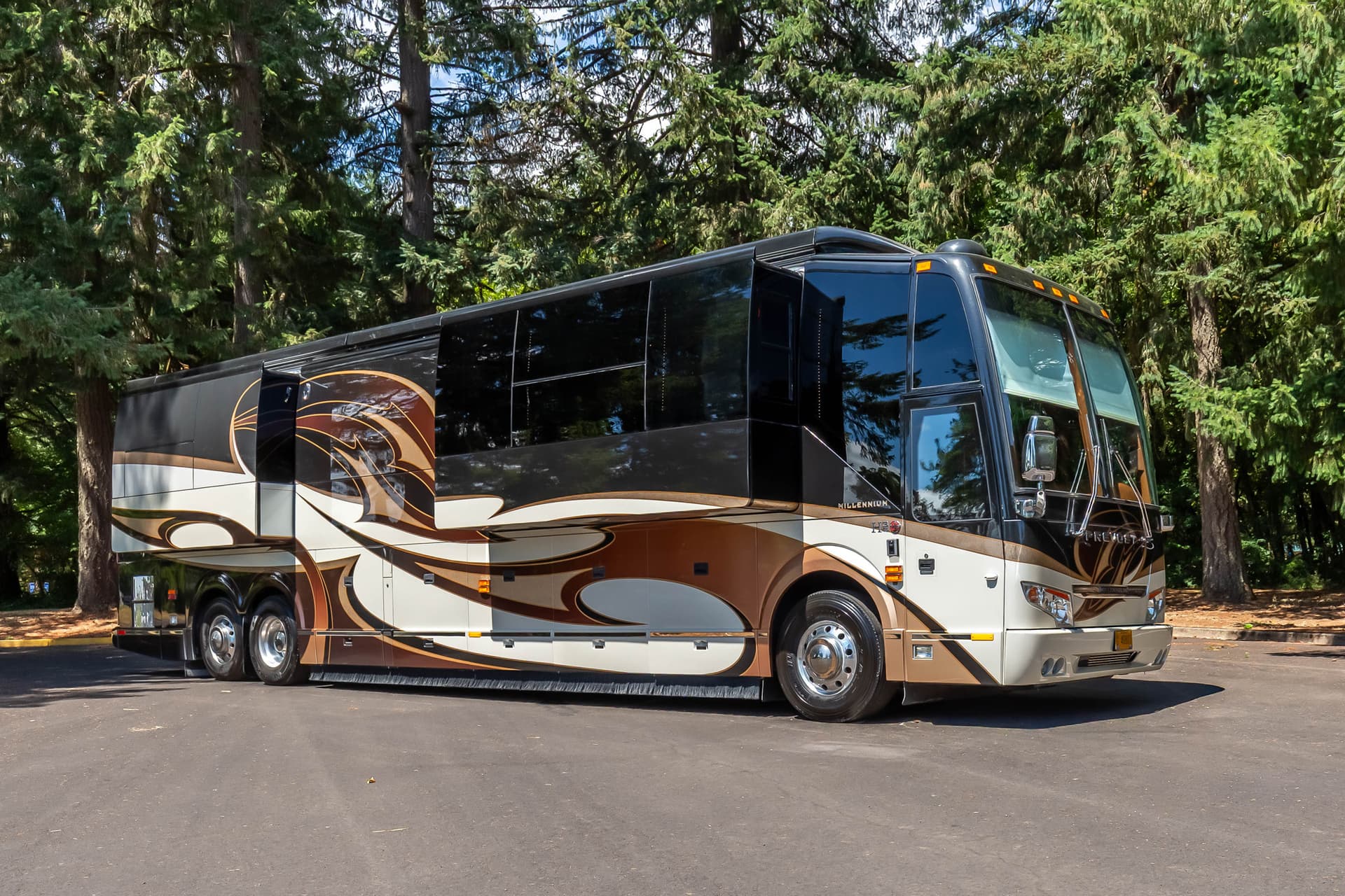 Quad-Slide Prevost H3-45 Millennium Luxury Coach
